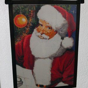 Diamond painting santa